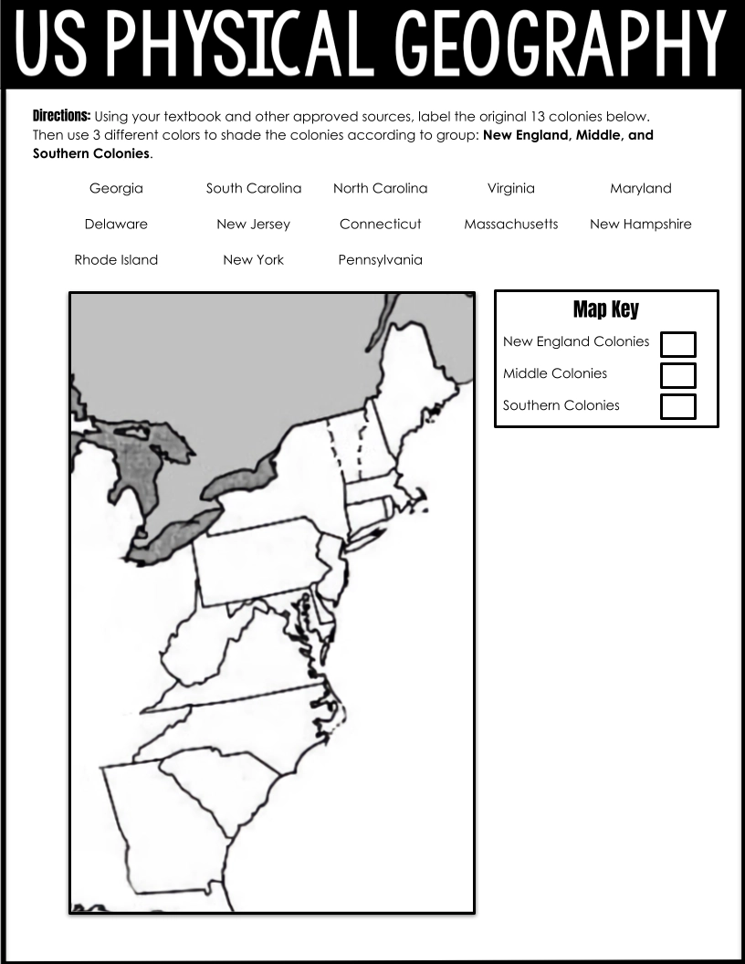 Free Printable Appalachian Region Worksheets