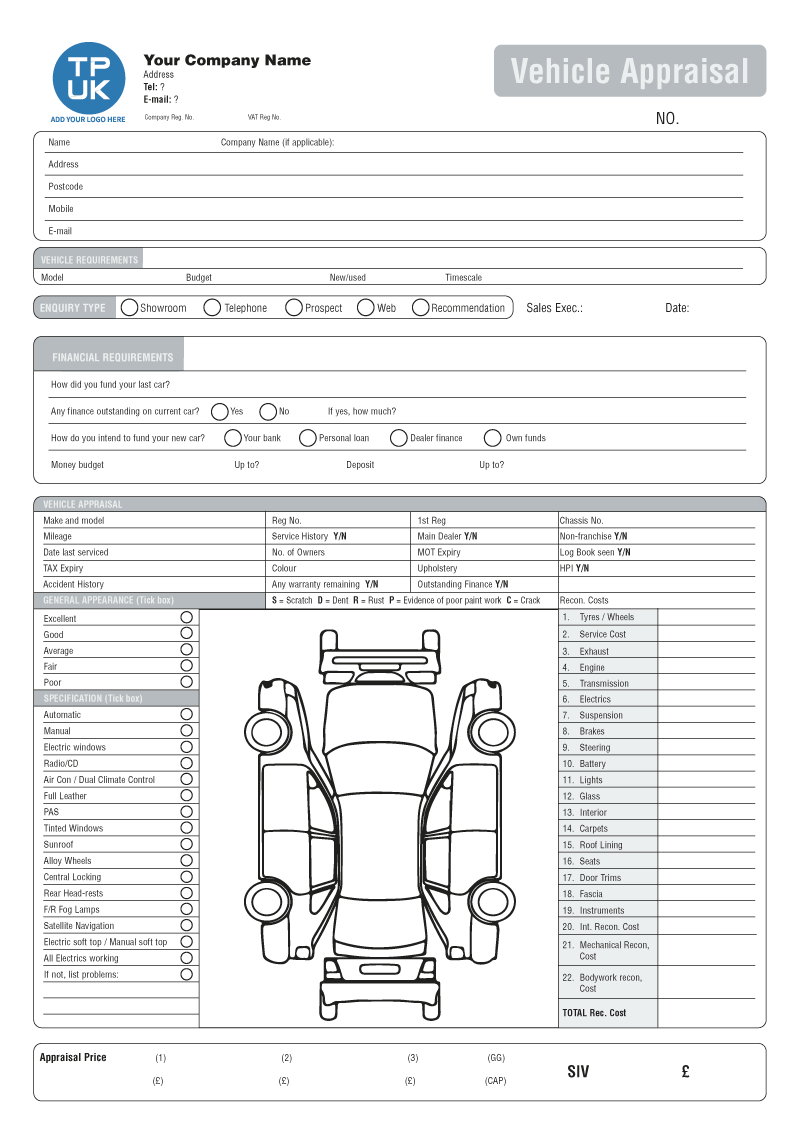 Cars Forms