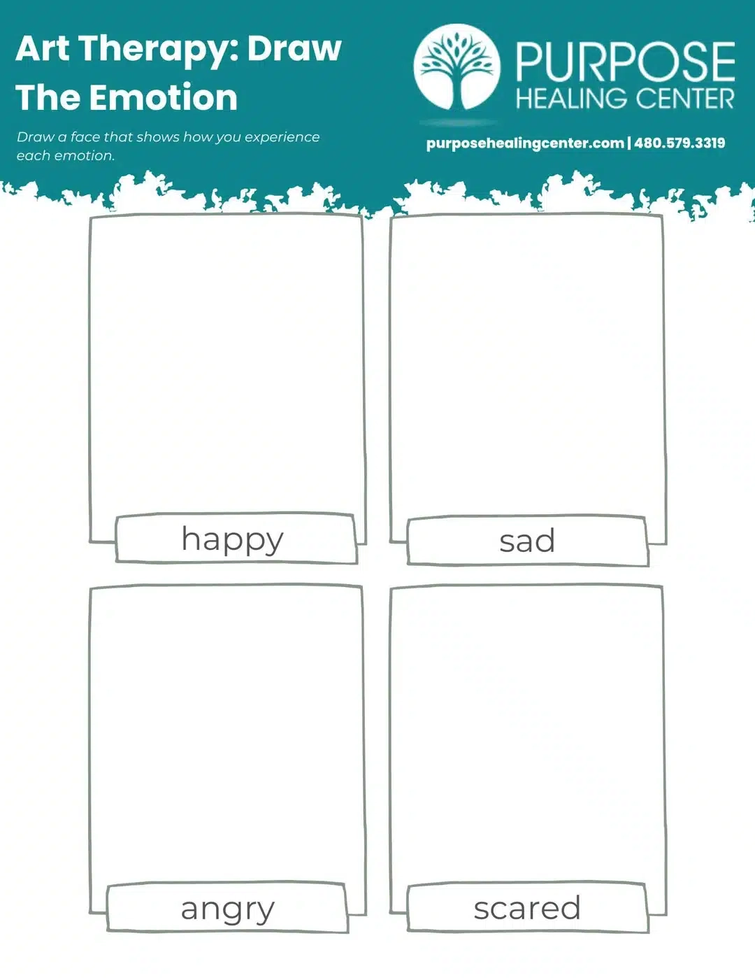 Art Therapy Printable Worksheets For Adults