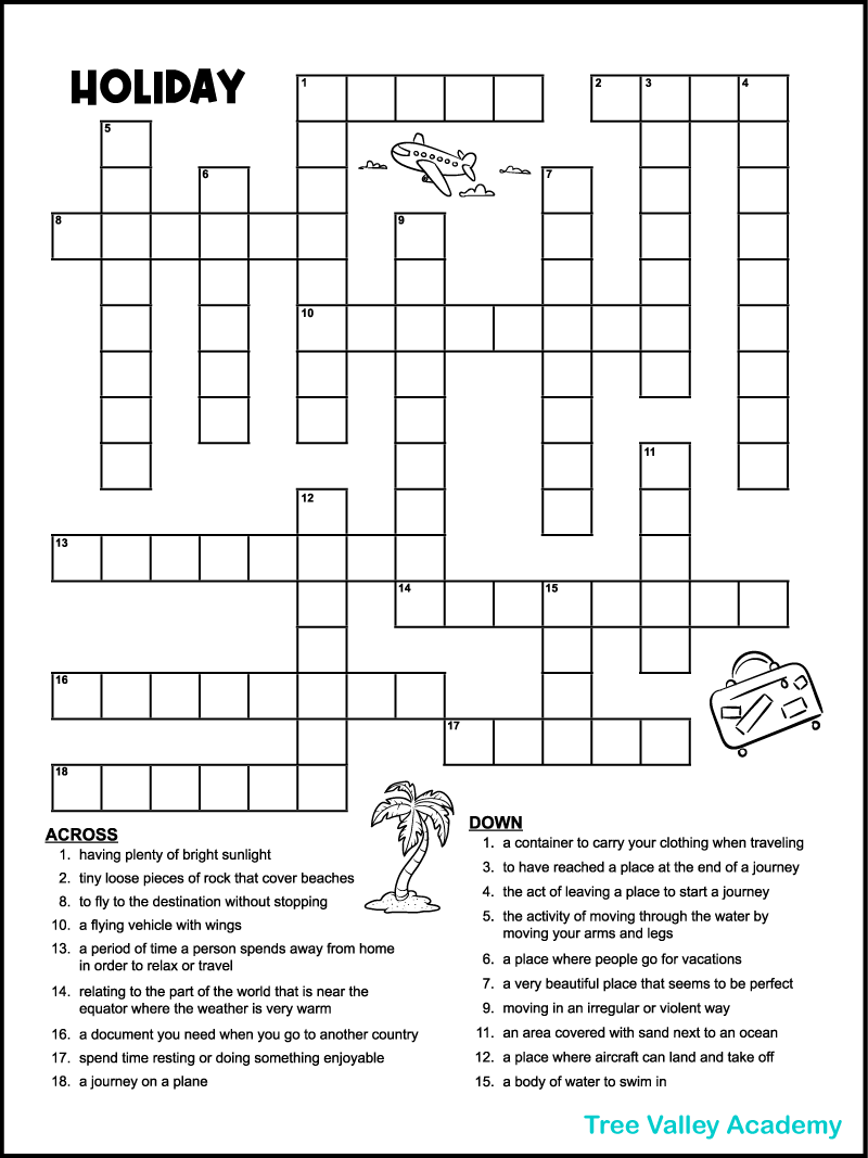 Adult Printable Crossword Puzzles