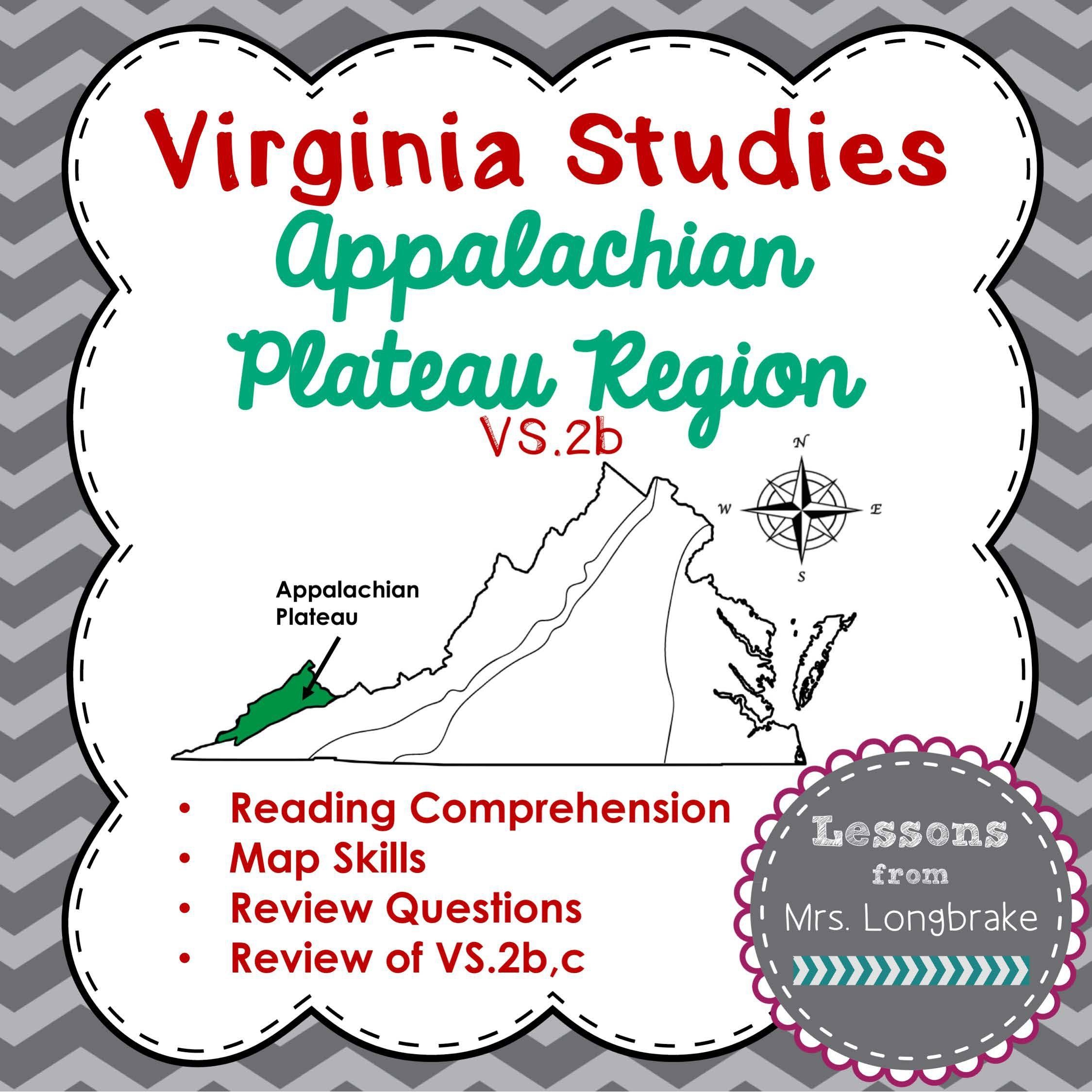 Virginia Studies VS 2b Appalachian Plateau Region Reading And Review