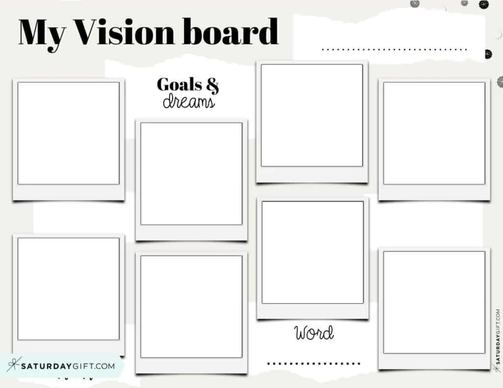 Printables For Vision Board