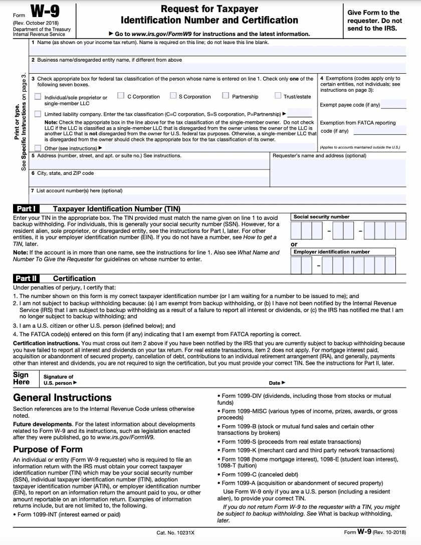 What Is A 1099 Form Vs W9