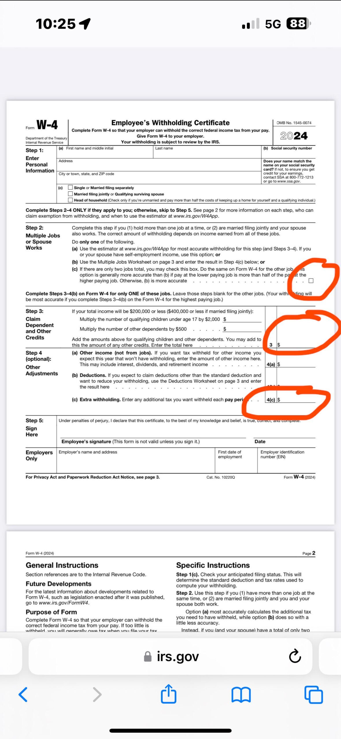 Irs Form W-4r Fillable