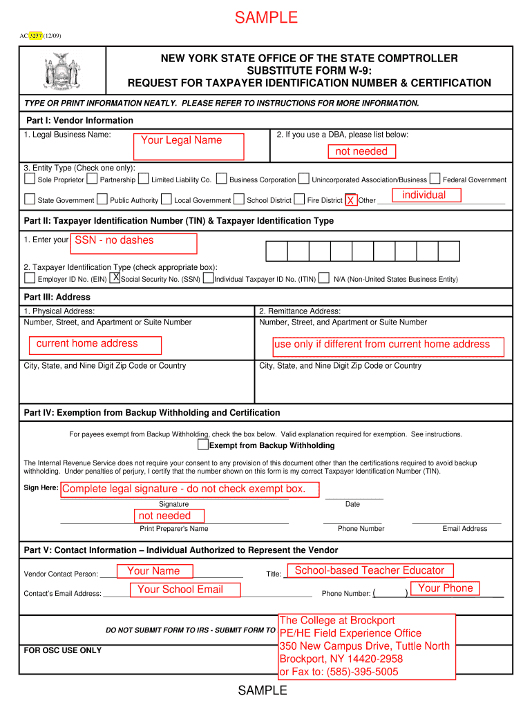 W9 Fill Out amp Sign Online DocHub