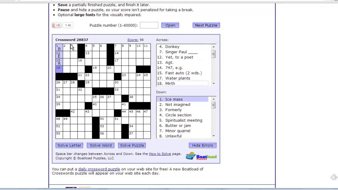 Where To Get Crosswords Online HowTech