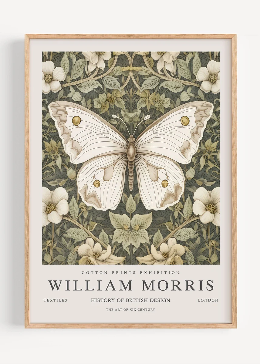 William Morris Vintage Butterfly I53 18