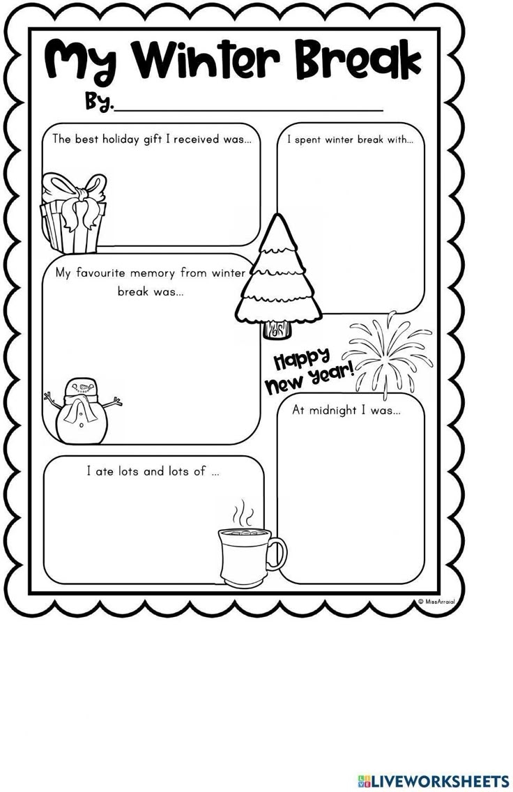 Fun Winter Worksheets For Kids