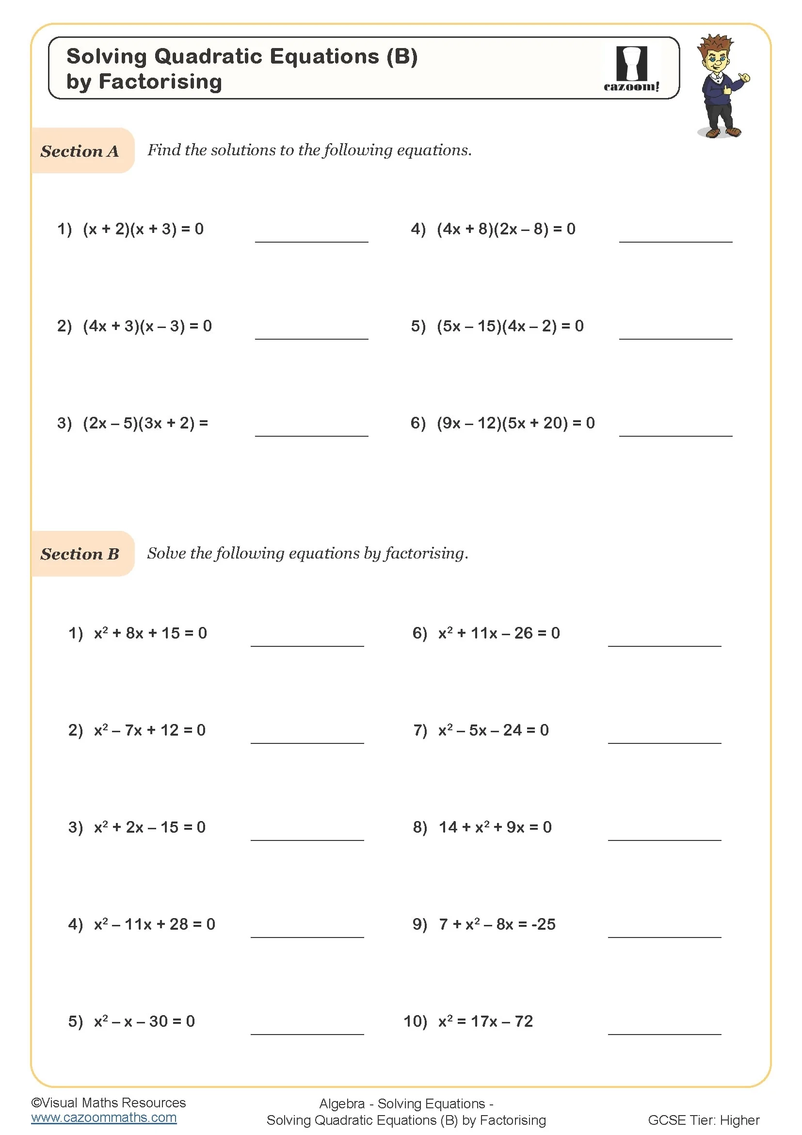 Maths Sheet For 9 Year Old